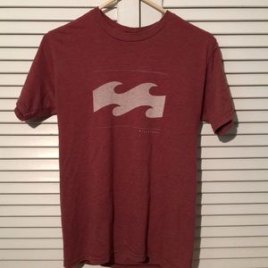 Red Billabong Wave T-shirt